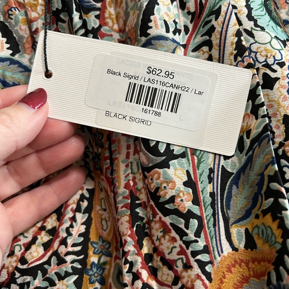 Molly Bracken wide leg pant size Large - Picture 6 of 7